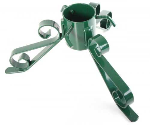 Stojánek na vánoční stromek kovový - zelený