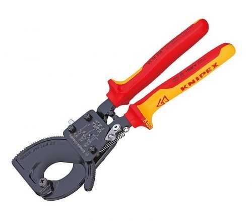 Kleště na kabely ráčnové VDE Knipex 95 36 250