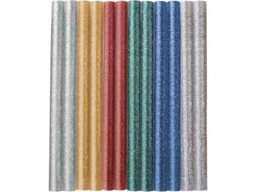 Lepidlo tavné barevné třpytky 12ks Extol Craft - 7mm