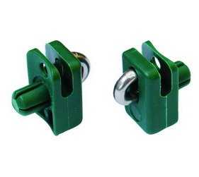 Příchytka plotová zatloukací - černá