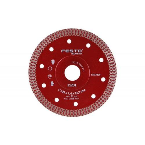 Kotouč diamantový turbo Ø 125 x 1