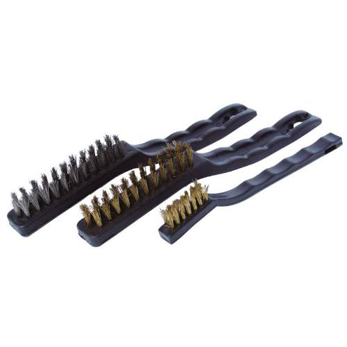 SET kartáč ocel – mosaz 3 ks Euronářadí