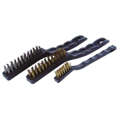 SET kartáč ocel – mosaz 3 ks Euronářadí