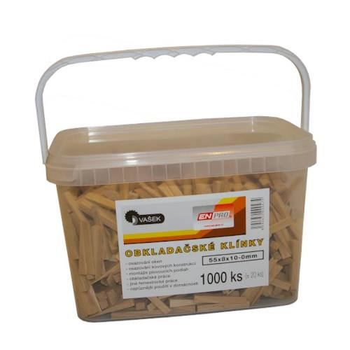 Klínky obkladačské dřevěné