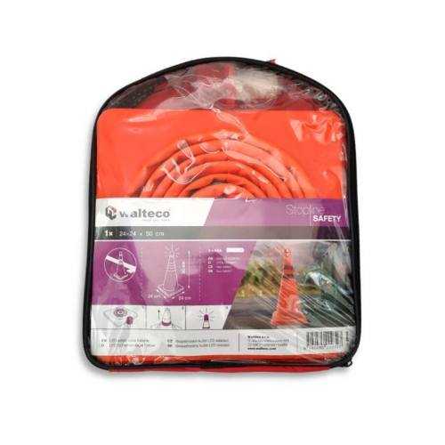 Kužel dopravní skládací s LED světlem Euronářadí