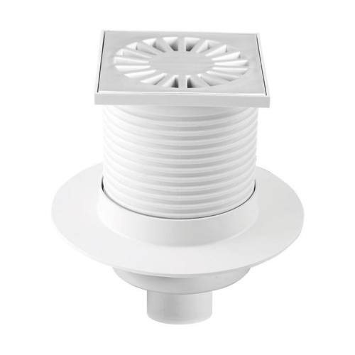 Vpusť podlahová spodní PVS 100 x 100 mm PR/DN 50 mm