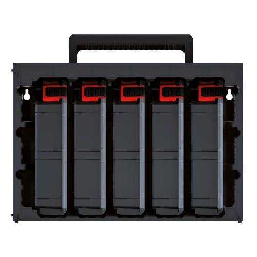 Skříňka na stěnu s 5 organizéry TAGER CASE