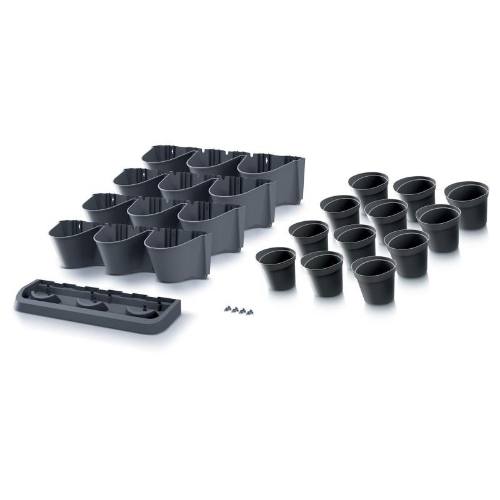 Sada vertikálních květináčů na zeď CASCADE GARDEN