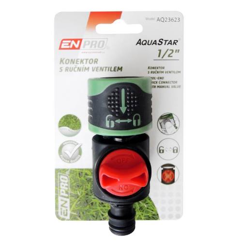 Konektor s ruč.vent.pojistka proti rozp.