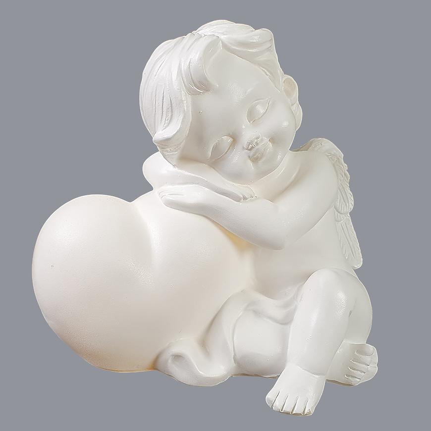 Anděl LED na baterie se srdcem 1/20/NUS