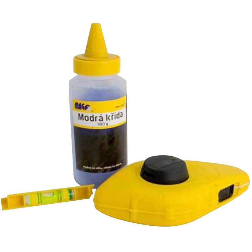 Brnkačka + křída 100 g + libela Mago