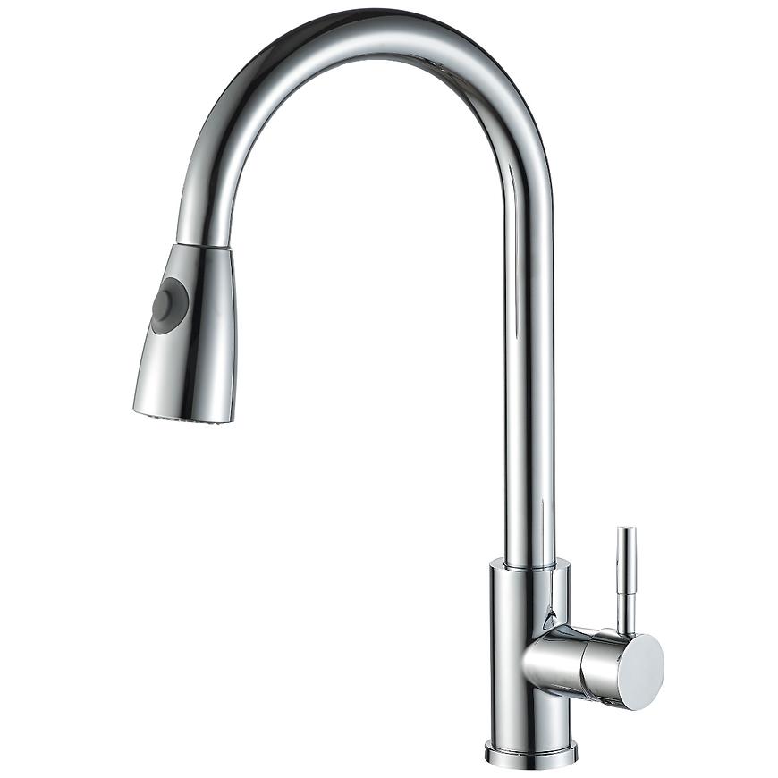 Dřezová baterie s výsuvným výtokem Calia Aqua Mercado