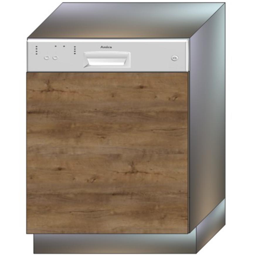 Dvířka Pro Vestavnou Myčku Bono 60po Dub Lefkas Baumax