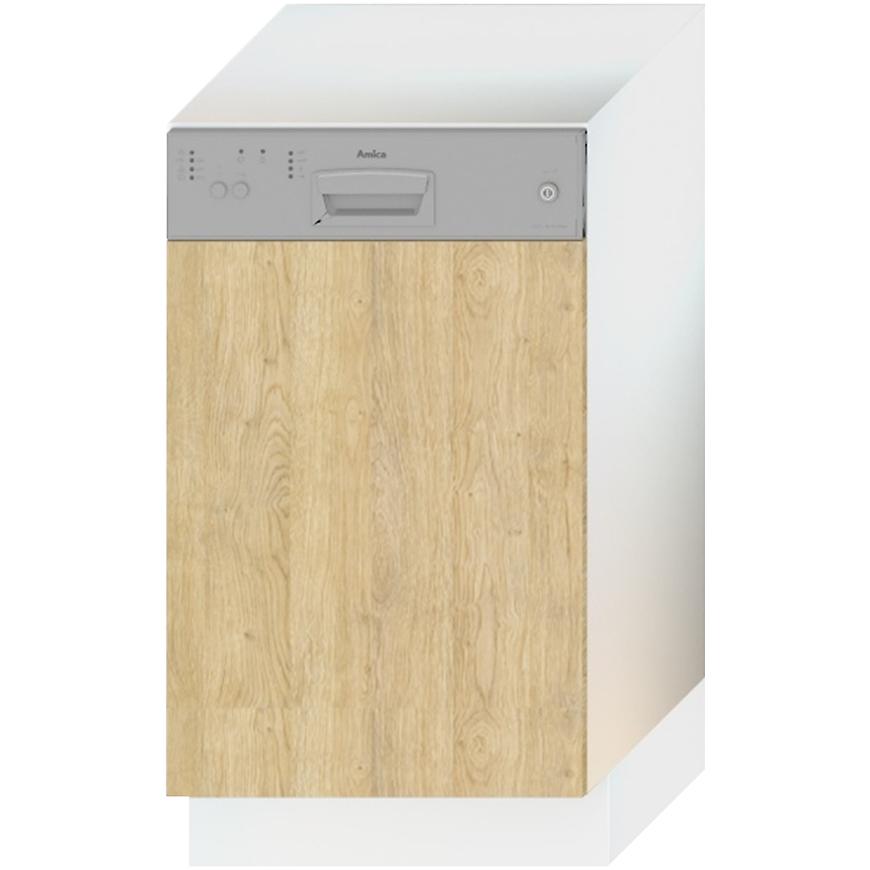 Dvířka Pro Vestavnou Myčku Denis 45po Dub London Baumax