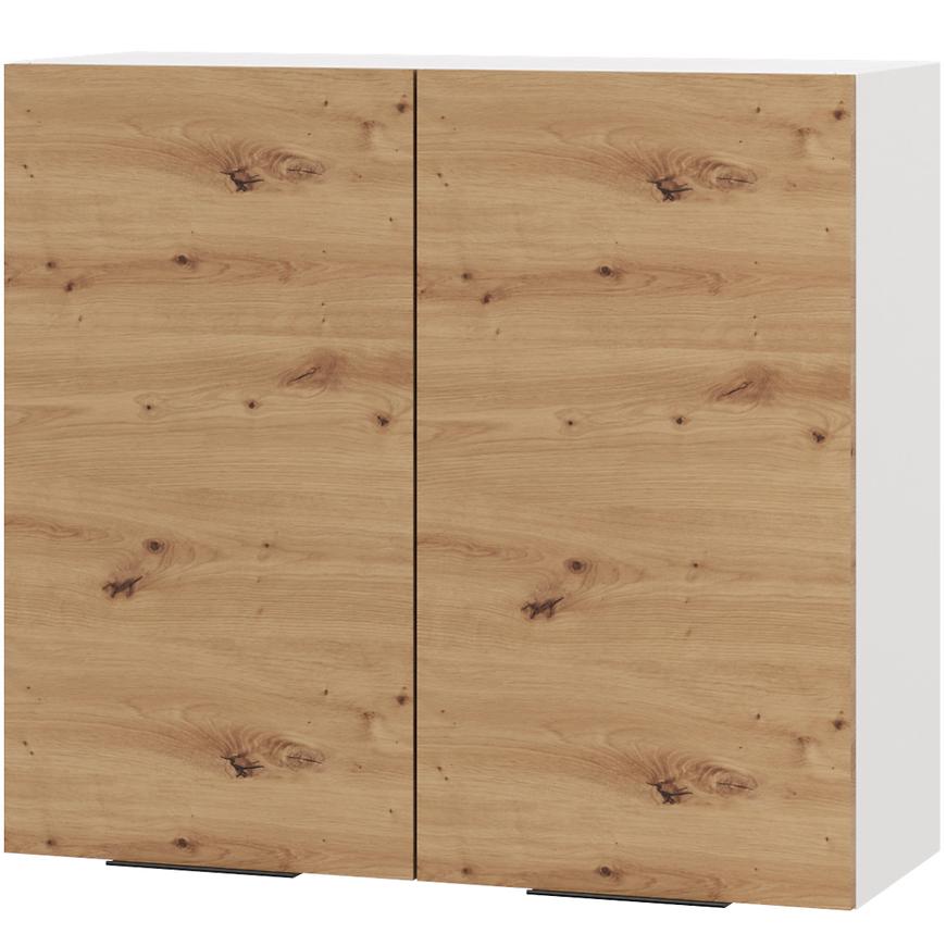 Elena Kuchyňská Skříňka W80su Alu Artisan/Černá Struktura Baumax