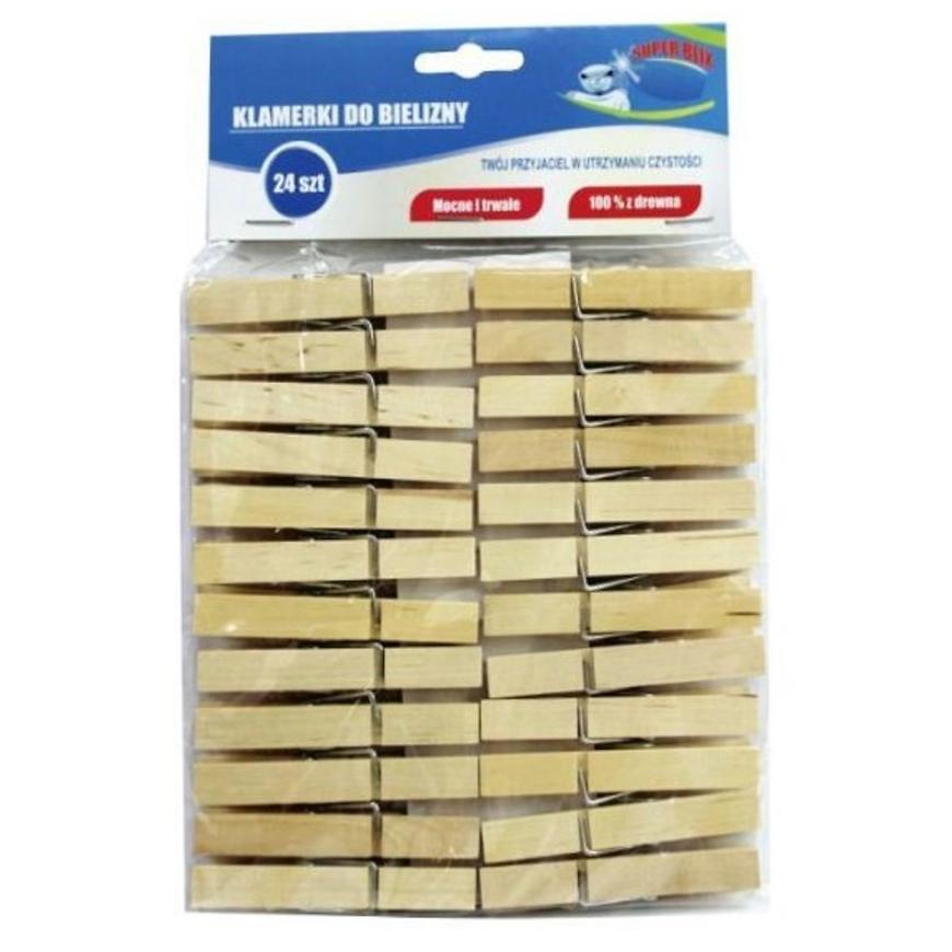 Kolíčky na prádlo dřevěné Baumax