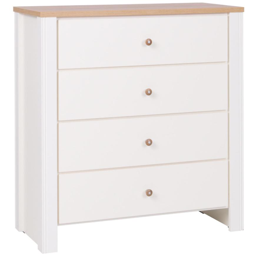 Komoda Berg 13 Cream/Dub Zlaty Baumax