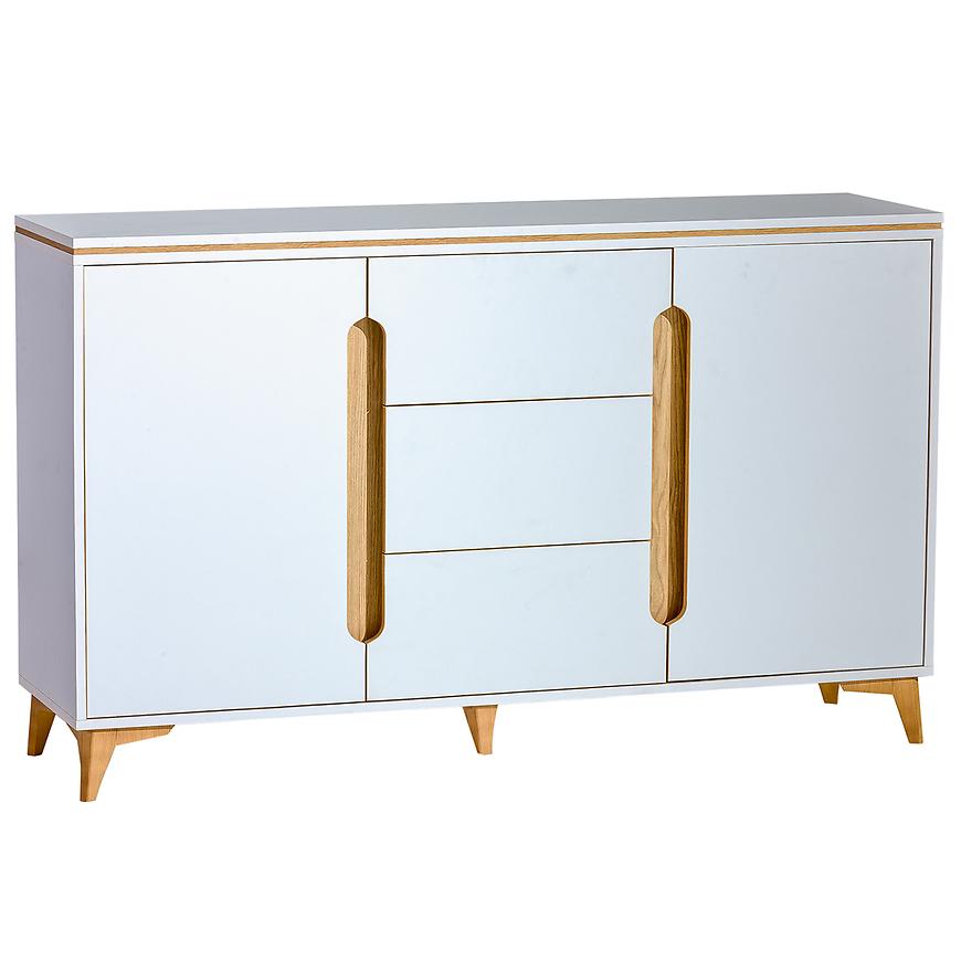 Komoda Gappa 2d3s Jasan/Bílá Baumax