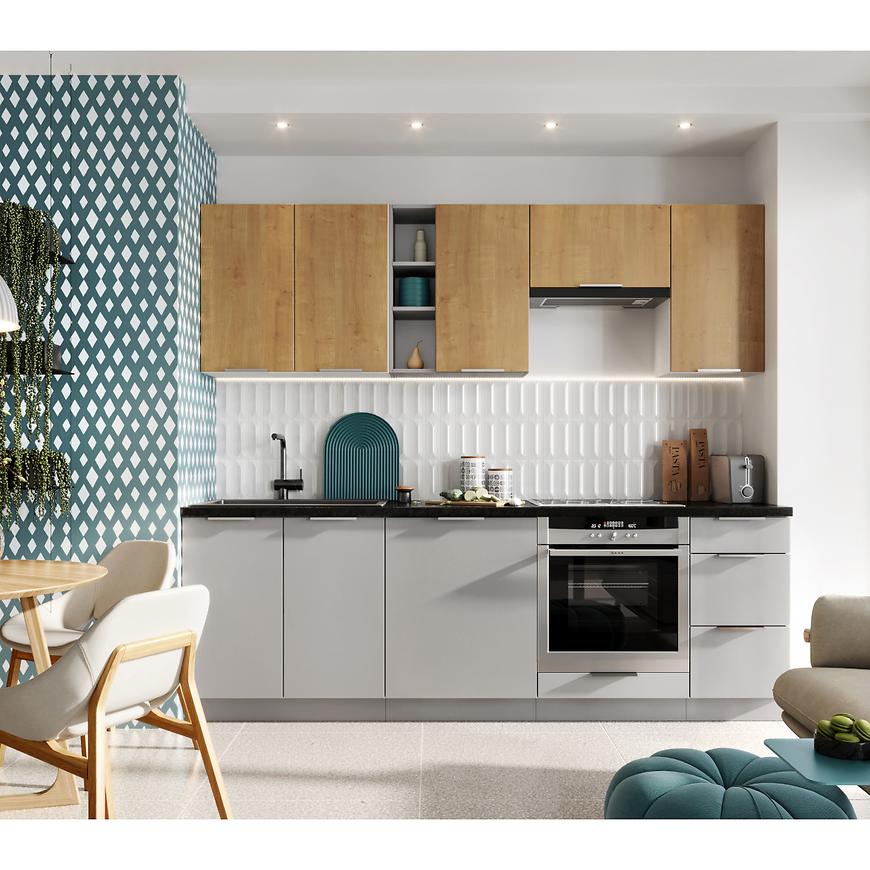 Kuchyňská Linka Emma 180/240 Z Dk60 Dub Burlington/Šeda Baumax