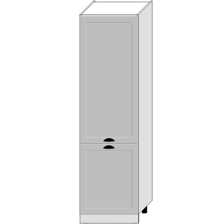 Kuchyňská Skříňka Adele D60lo 2133 Pl 2fr Šedá Mat/Bílý Baumax