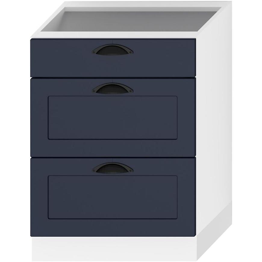 Kuchyňská Skříňka Adele D60s/3 Granát Mat/Bílý Baumax