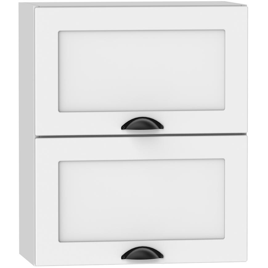 Kuchyňská Skříňka Adele W60grf/2 Bílý Puntík/Bílý Baumax
