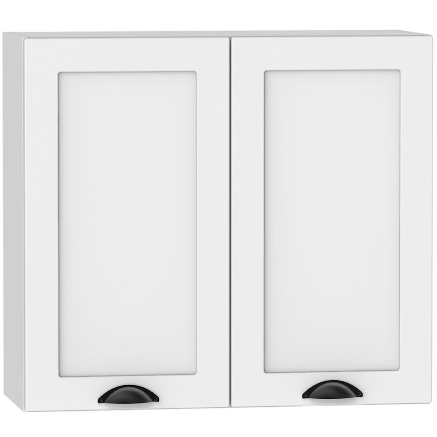 Kuchyňská Skříňka Adele W80su Alu Bílý Puntík/Bílý Baumax