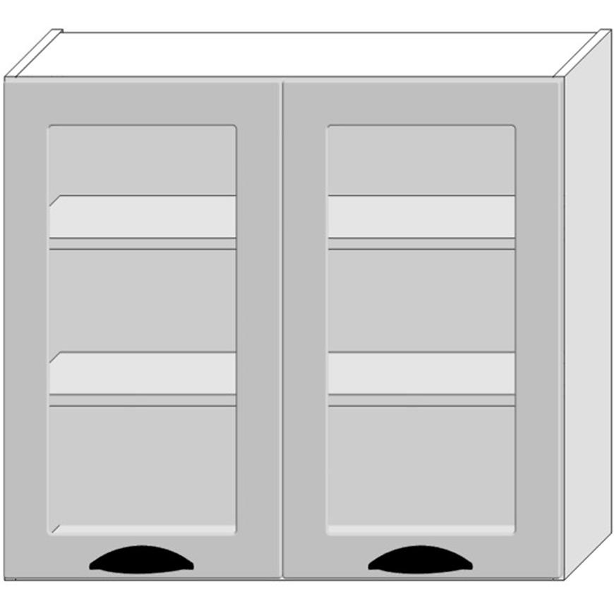 Kuchyňská Skříňka Adele Ws80 Šedá Mat/Bílý Baumax