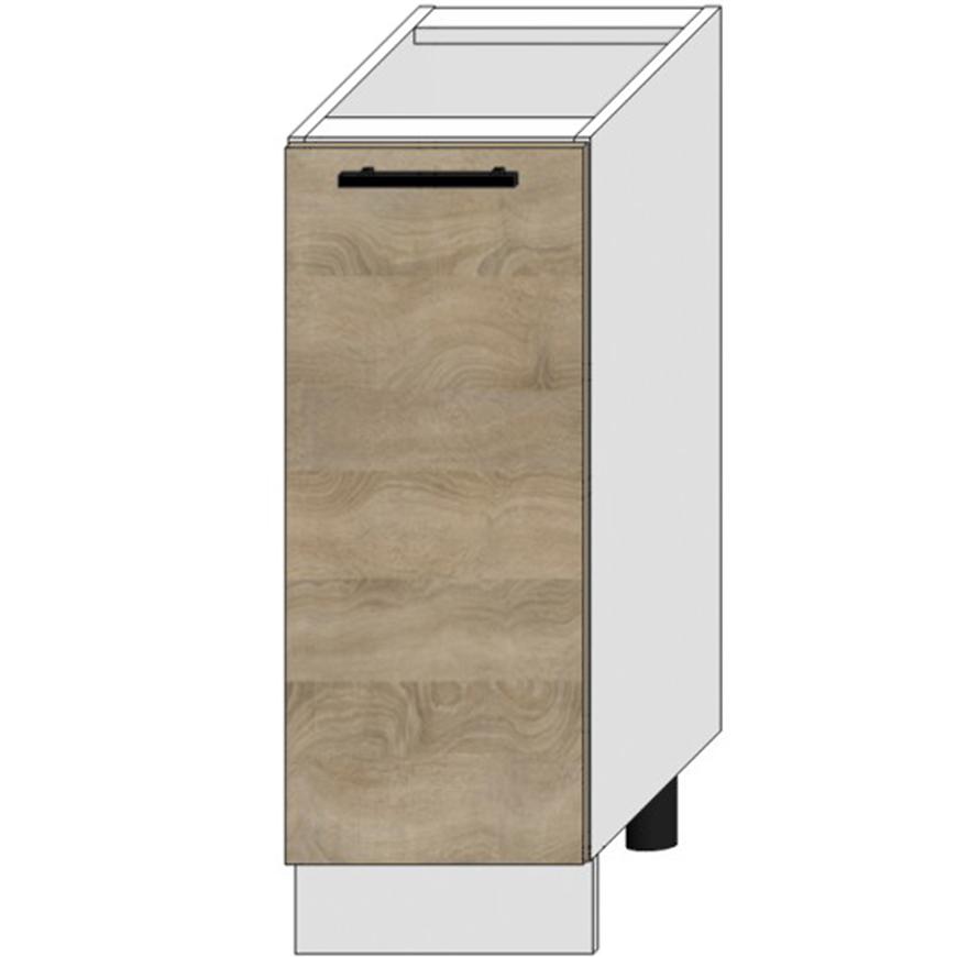 Kuchyňská Skříňka Bono D30 Cargo + Koš Dub Sonoma/Bílý Baumax