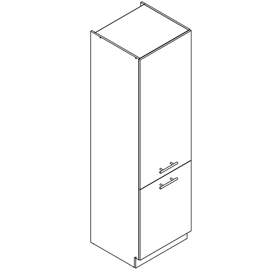 Kuchyňská Skříňka Bono D60lo 2133 Pl 2fr bílá alaska/bílá Baumax