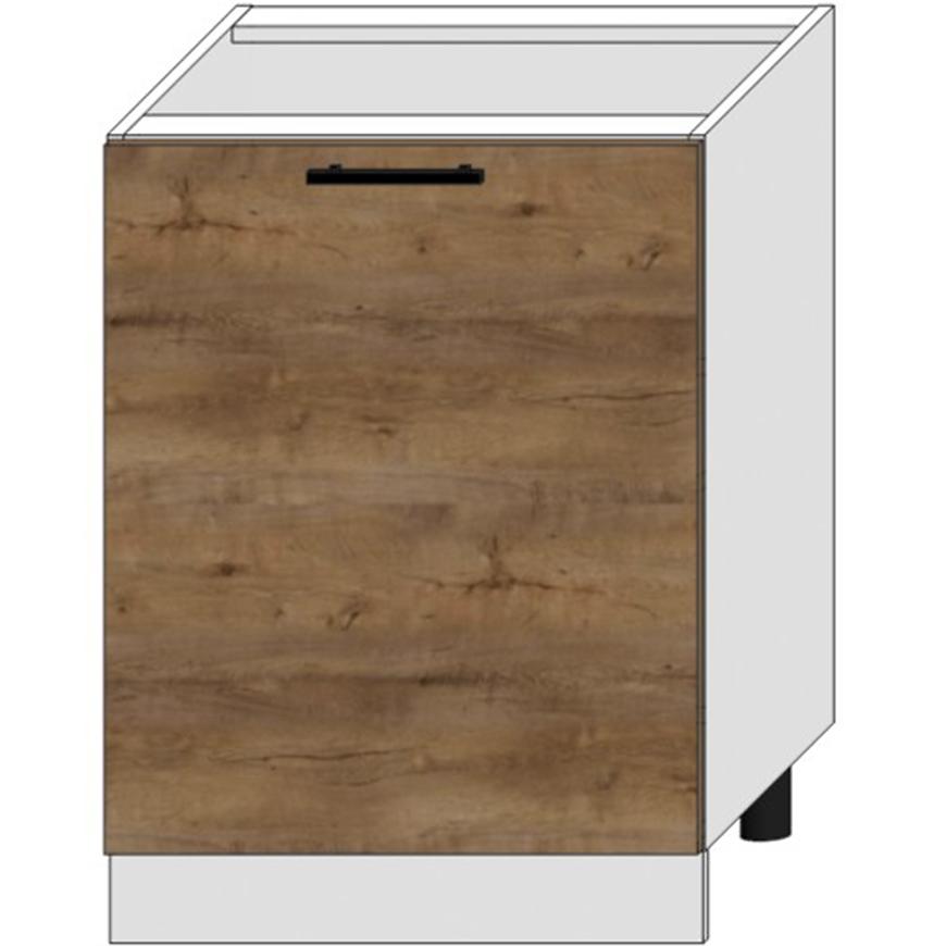 Kuchyňská Skříňka Bono D60pc Pl dub lefkas/bílá Baumax