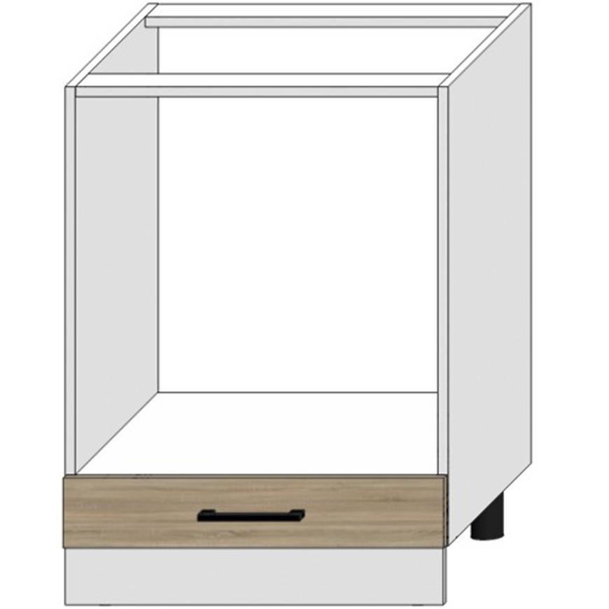 Kuchyňská Skříňka Bono Dk60 Dub Sonoma/Bílý Baumax