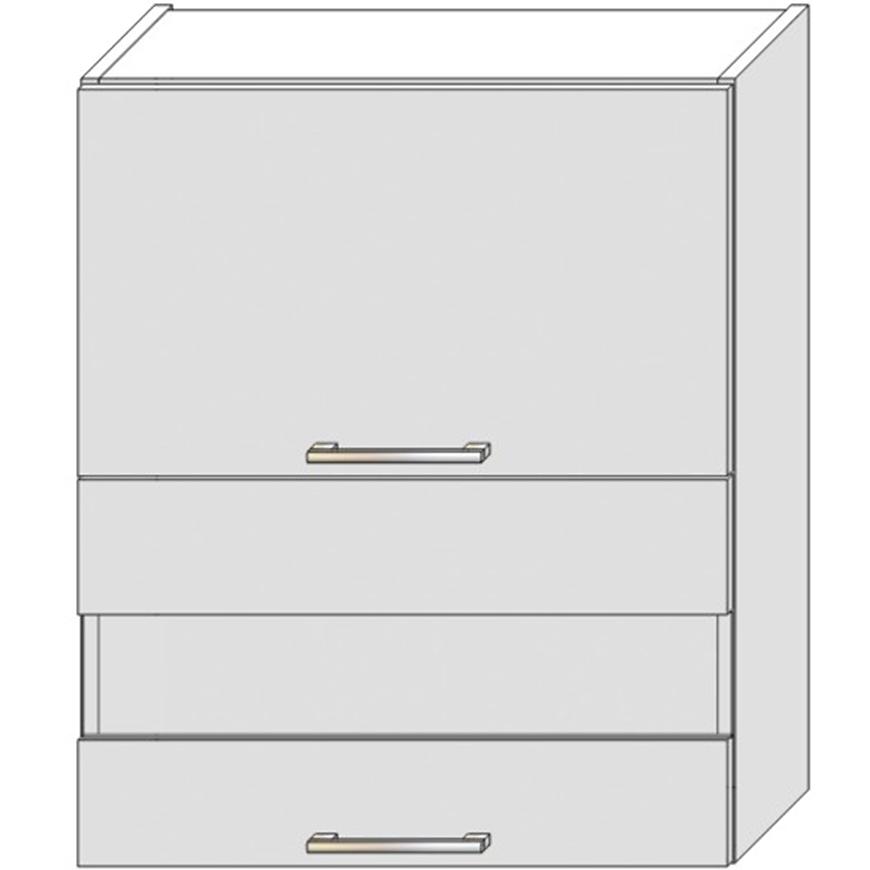 Kuchyňská Skříňka Bono W60grf/2 Sd bílá alaska/bílá Baumax