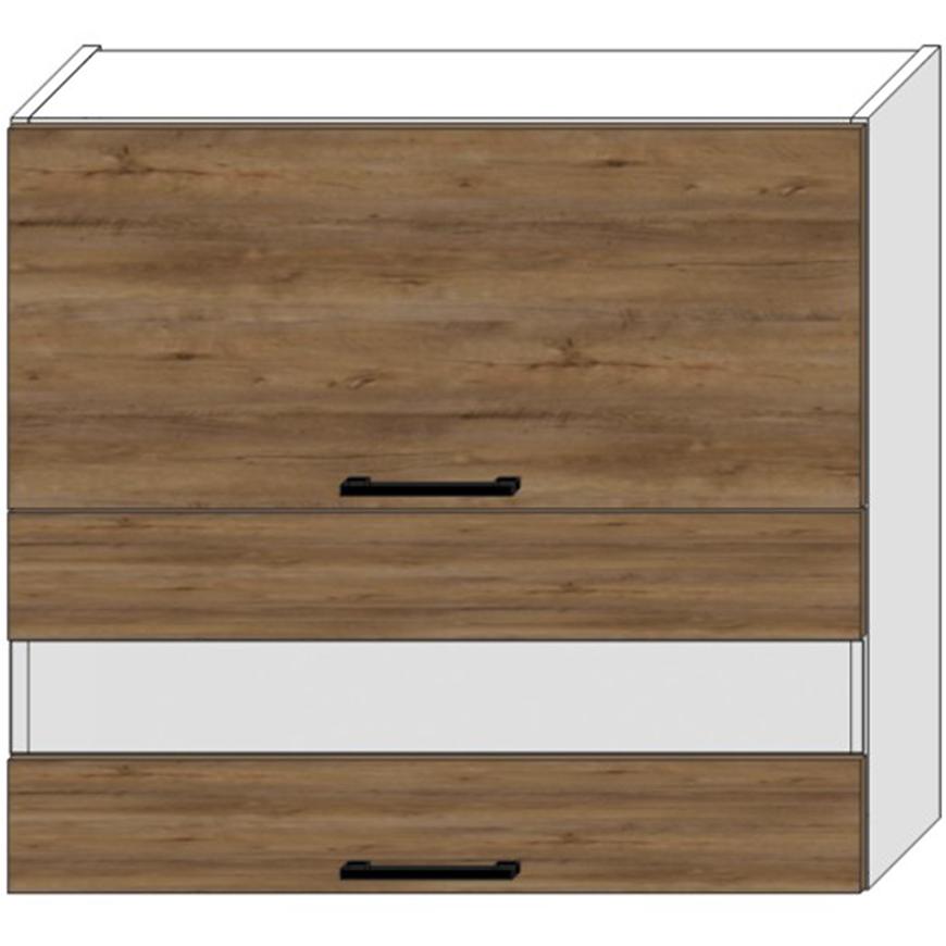 Kuchyňská Skříňka Bono W60grf/2 Sd dub lefkas/bílá Baumax