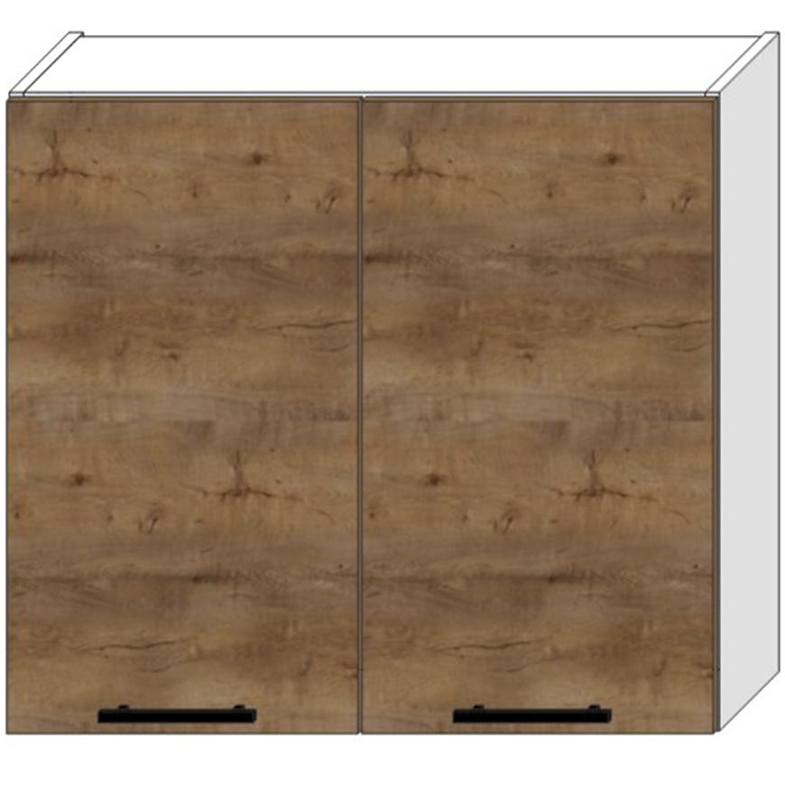 Kuchyňská Skříňka Bono W80 dub lefkas/bílá Baumax