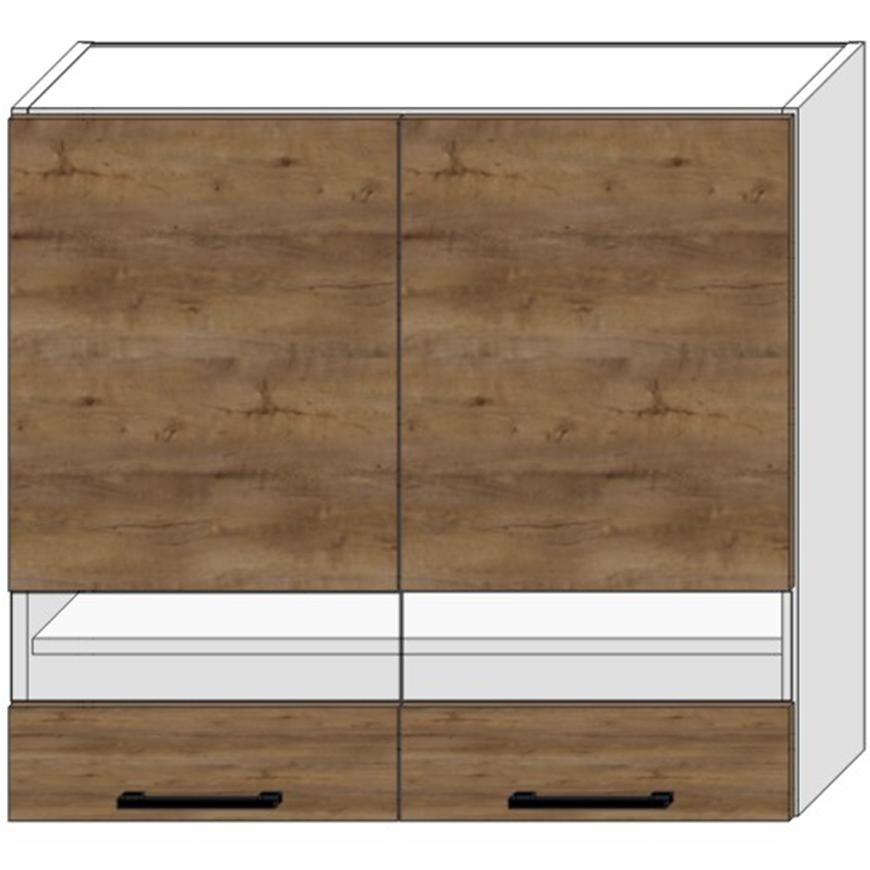 Kuchyňská Skříňka Bono Ws80 Dub Lefkas/Bílý Baumax