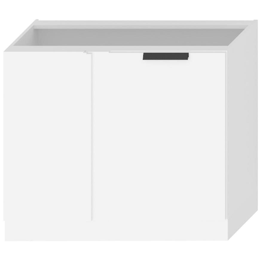 Kuchyňská Skříňka Denis Dnp Pl Bílý Satén Mat/Bílý Baumax