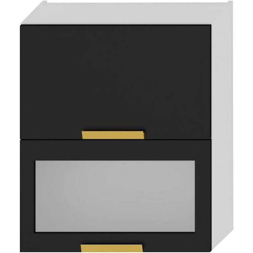 Kuchyňská Skříňka Denis W60grf/2 Sd černá mat continental/bílá Baumax