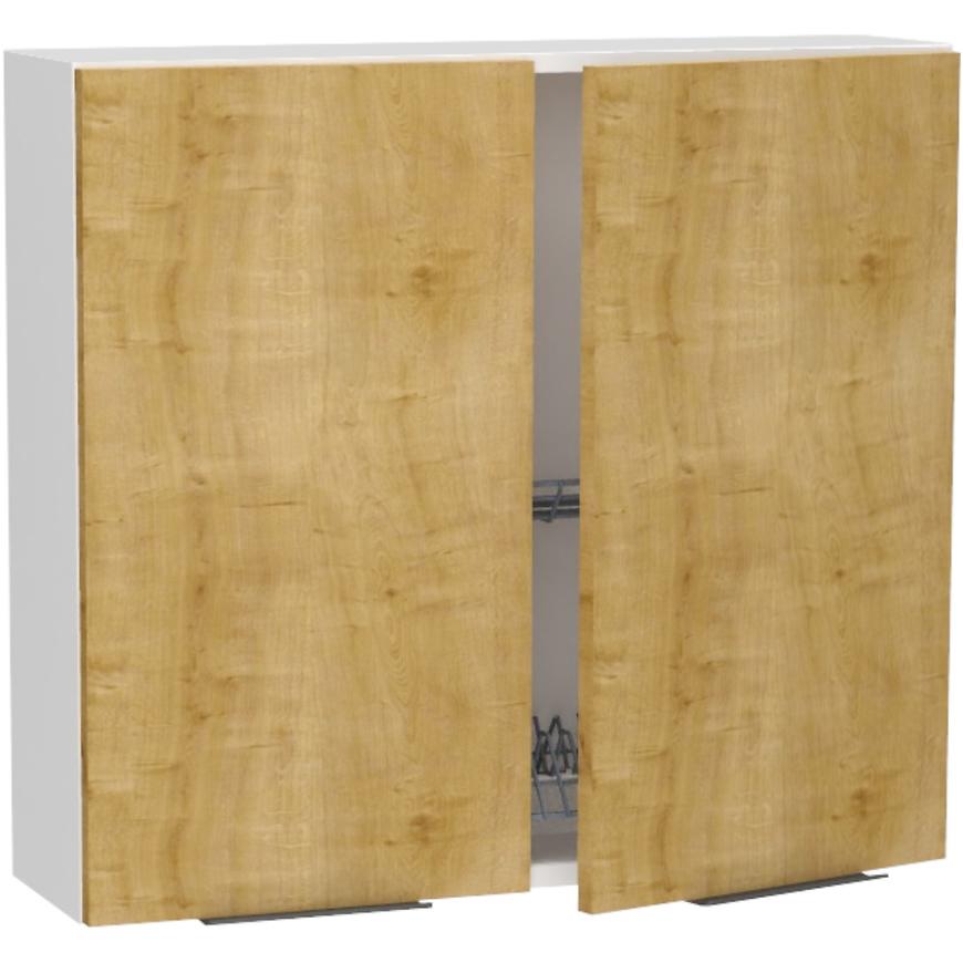 Kuchyňská Skříňka Emma W80su Alu Dub Burlington Baumax