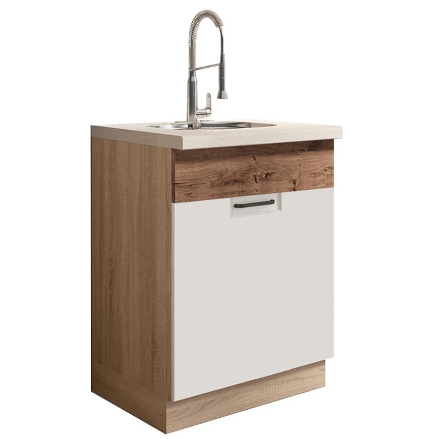 Kuchyňská Skříňka Favorit 11D Sonoma/White/Ribbeck Baumax