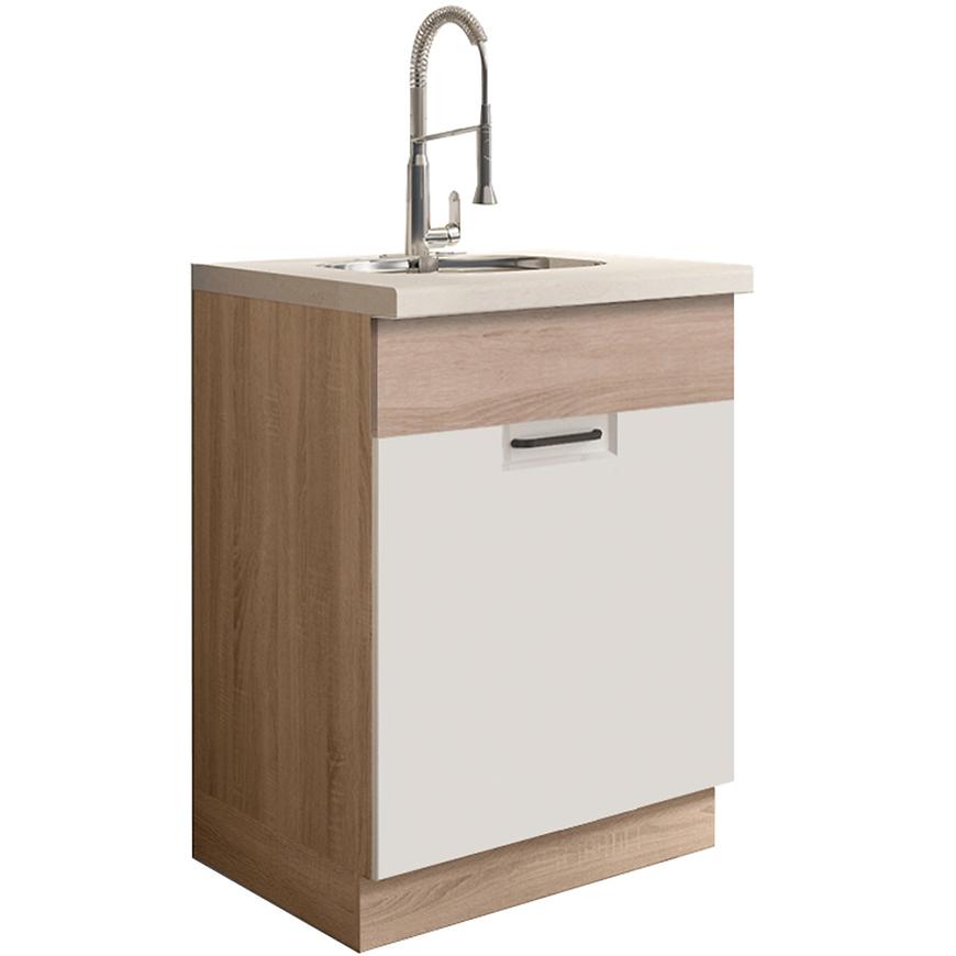 Kuchyňská Skříňka Favorit 11D Sonoma/White/Sonoma Baumax