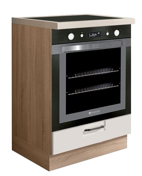 Kuchyňská Skříňka Favorit 17D Sonoma/White Baumax