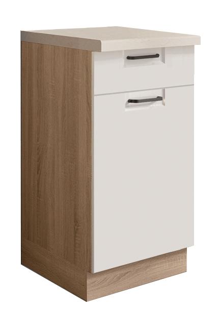 Kuchyňská Skříňka Favorit 2D Sonoma/White Baumax