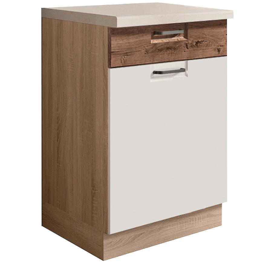 Kuchyňská Skříňka Favorit 4D Sonoma/White/Ribbeck Baumax