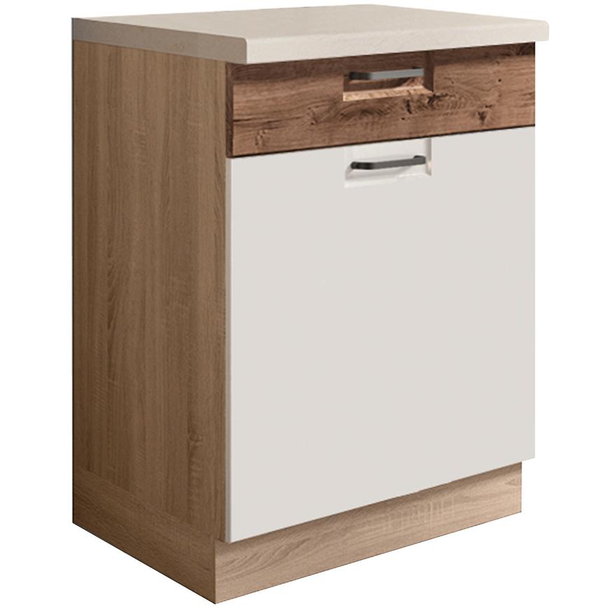 Kuchyňská Skříňka Favorit 5D Sonoma/White/Ribbeck Baumax