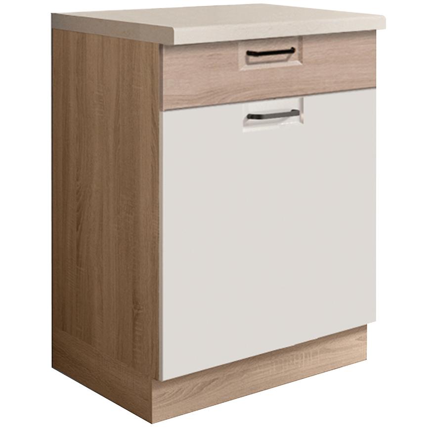 Kuchyňská Skříňka Favorit 5D Sonoma/White/Sonoma Baumax