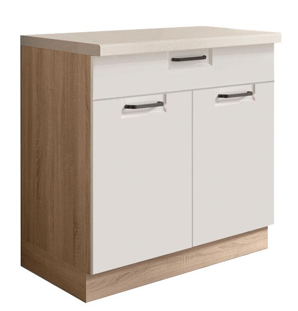 Kuchyňská Skříňka Favorit 6D Sonoma/White Baumax