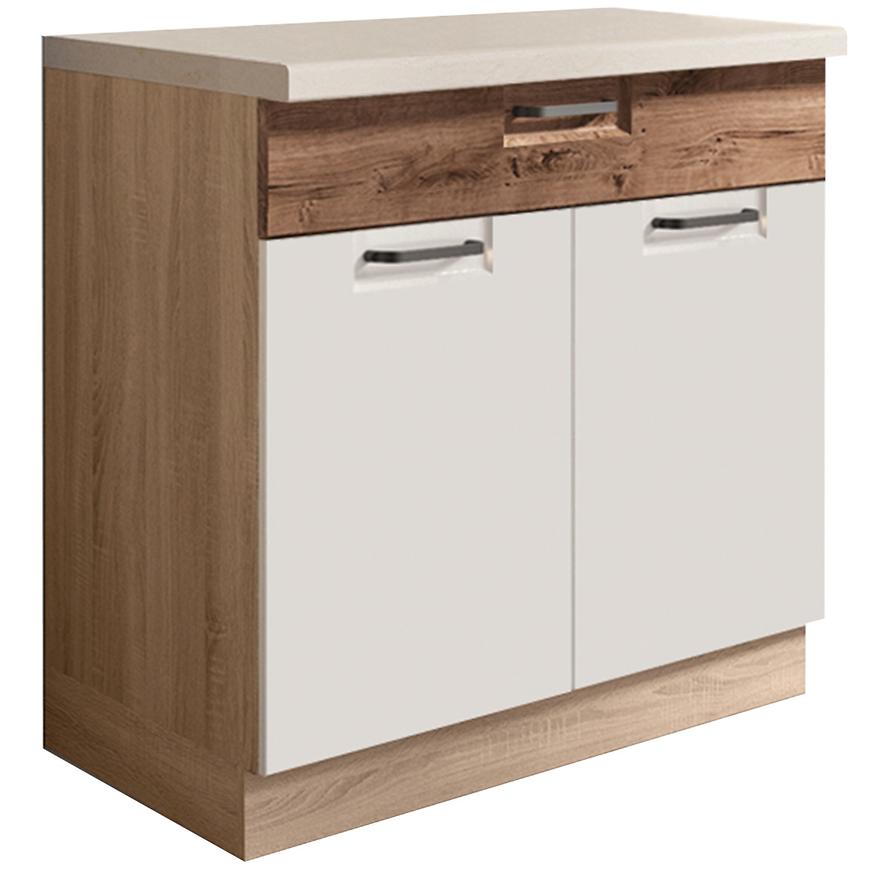 Kuchyňská Skříňka Favorit 6D Sonoma/White/Ribbeck Baumax