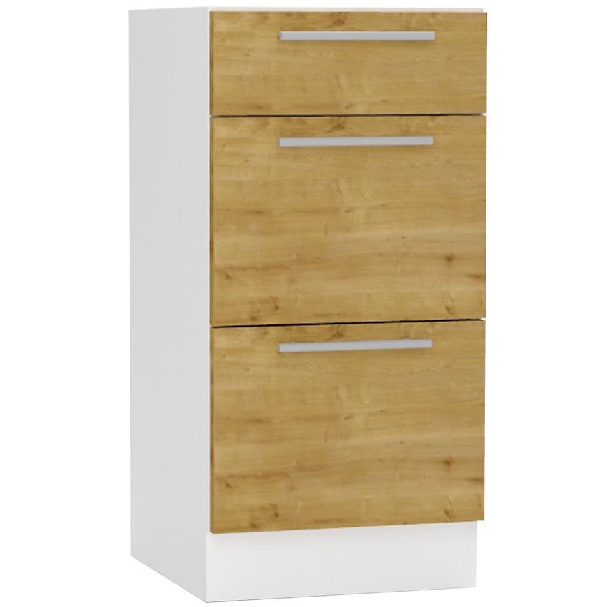 Kuchyňská Skříňka Ines D40 S/3 Dub Burlington Baumax