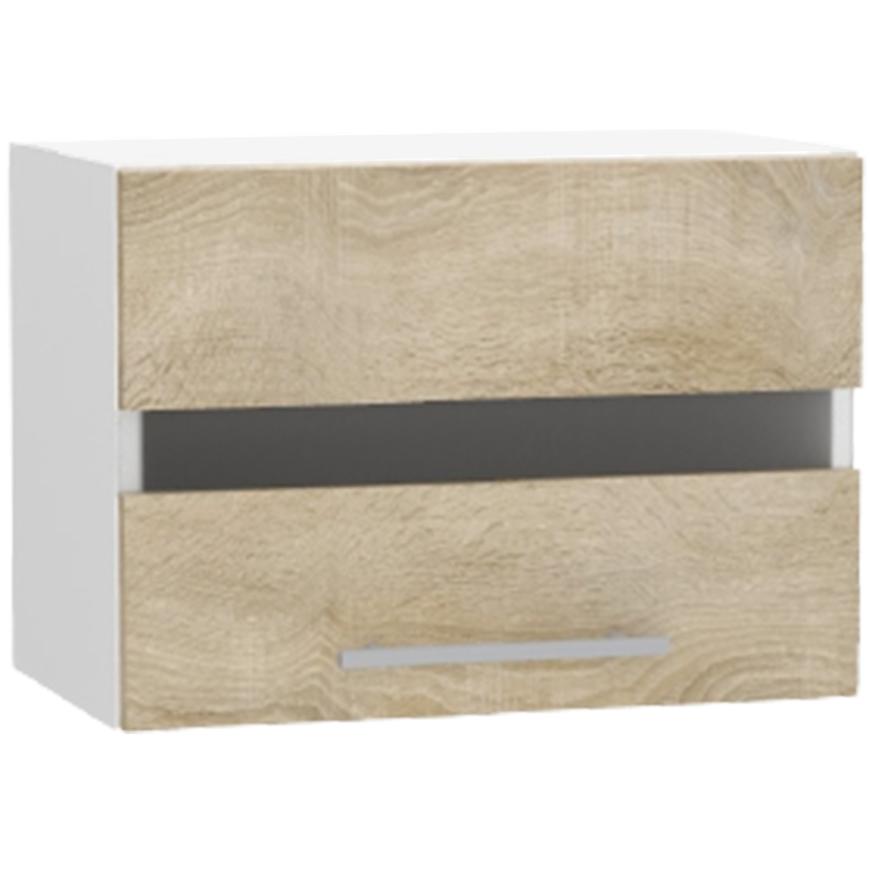 Kuchyňská Skříňka Ines Ws50 Okgr Sklo Pásek Dub Sonoma Baumax